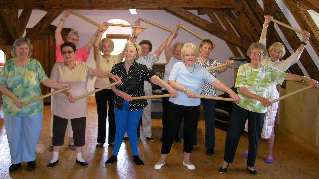 Gymnastikgruppe der Senioren